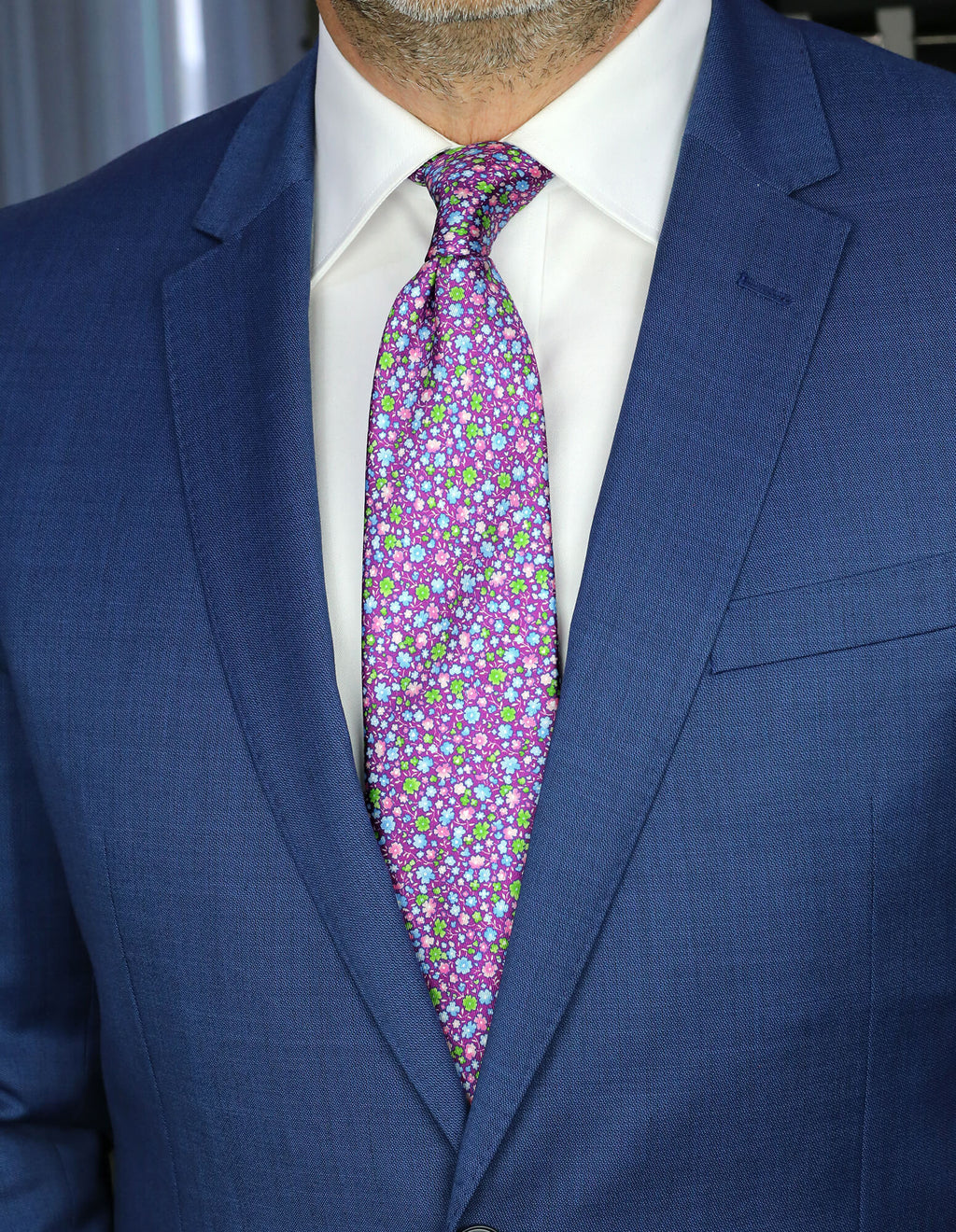 DÉCLIC Bello Floral Tie - Mauve