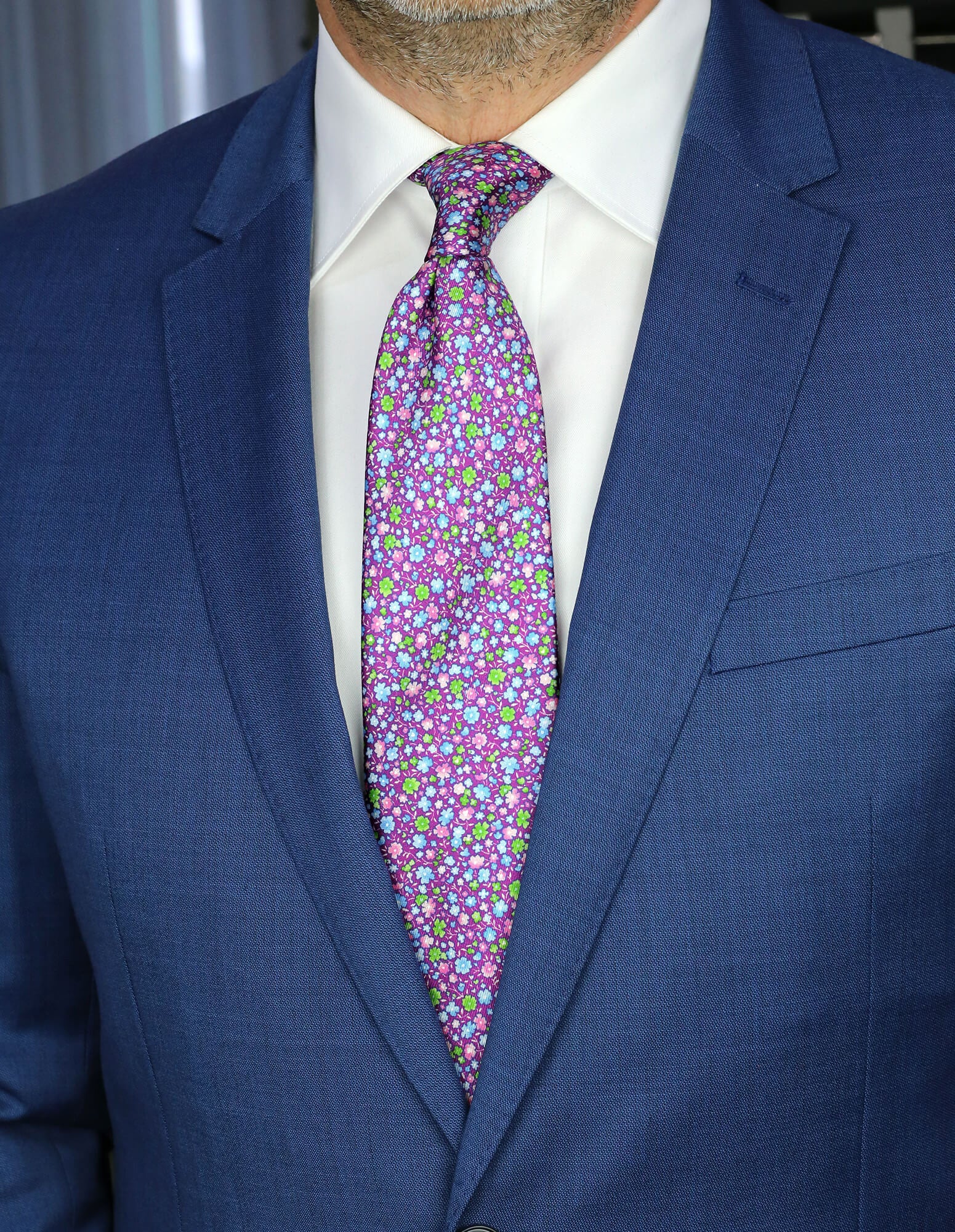 DÉCLIC Bello Floral Tie - Mauve