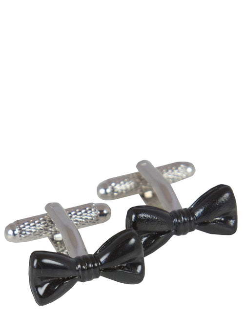 DÉCLIC Bow Tie Cufflink - Black