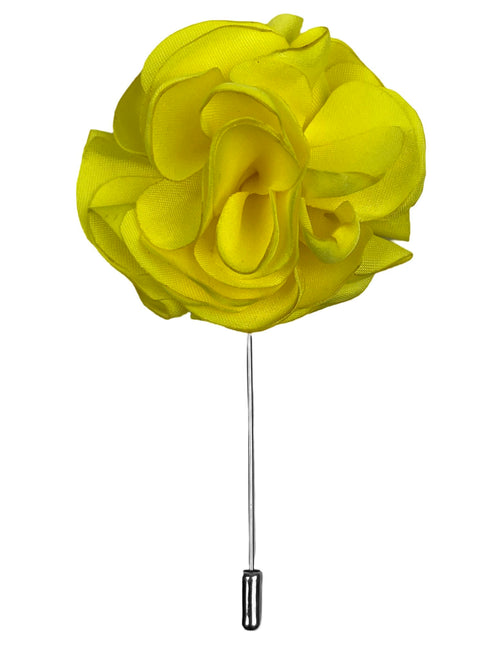 Carna Flower Pin - Yellow