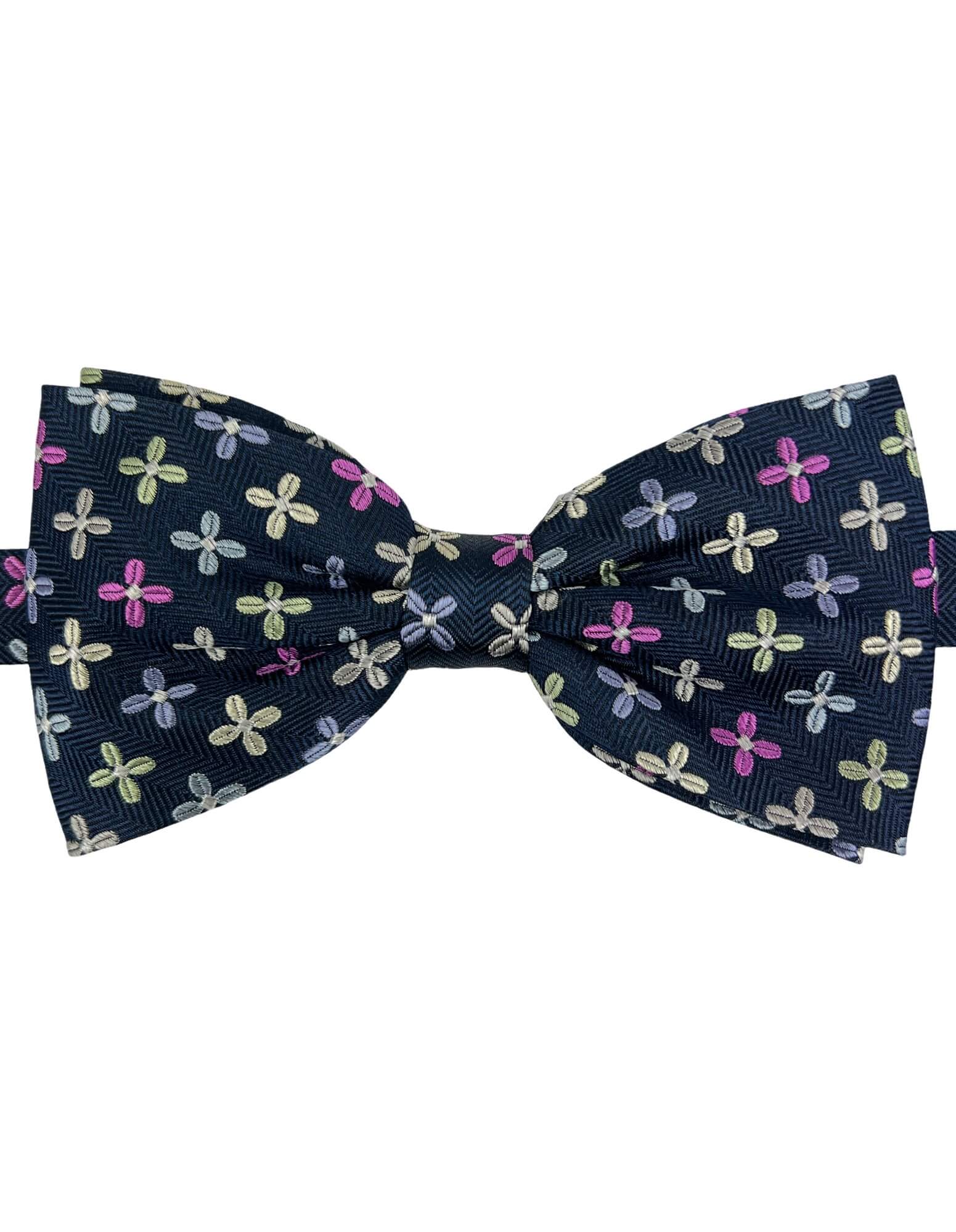 CANTINI Carrubo Patterned Bow Tie - Purple