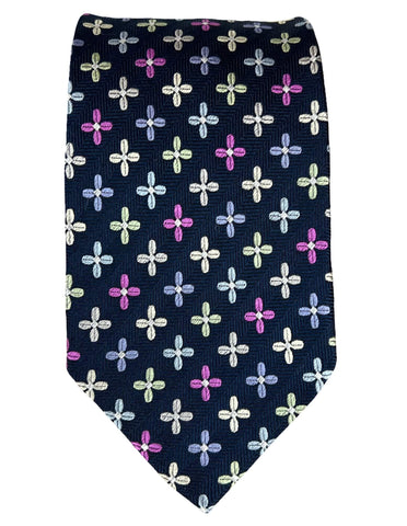 DÉCLIC Palermo Linen Tie - Navy