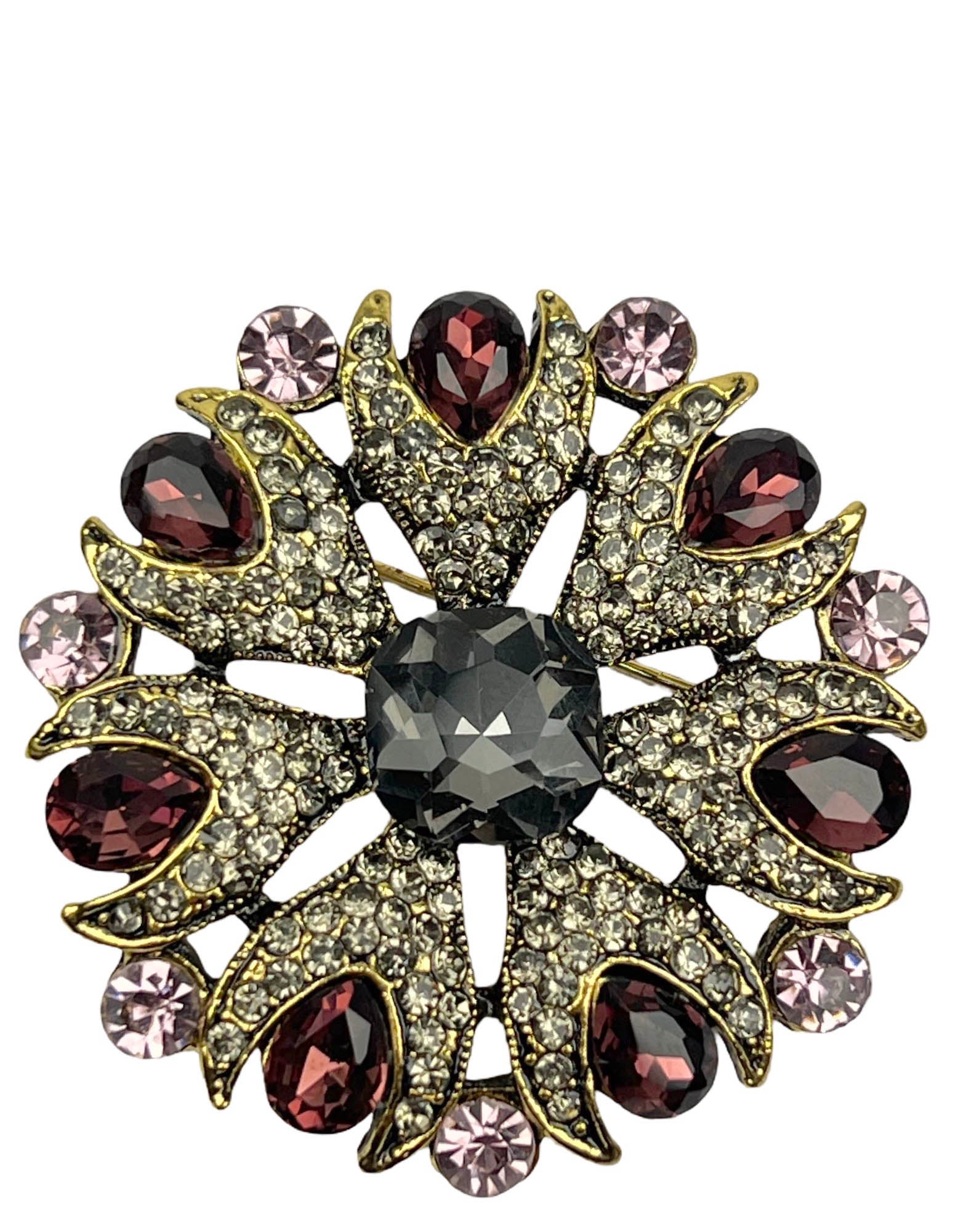 DÉCLIC Coronet Round Pin - Gold