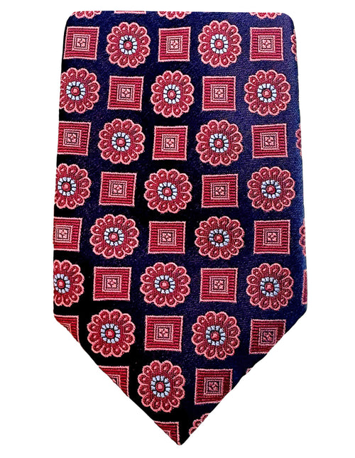 DÉCLIC Harold Patterned Tie - Red