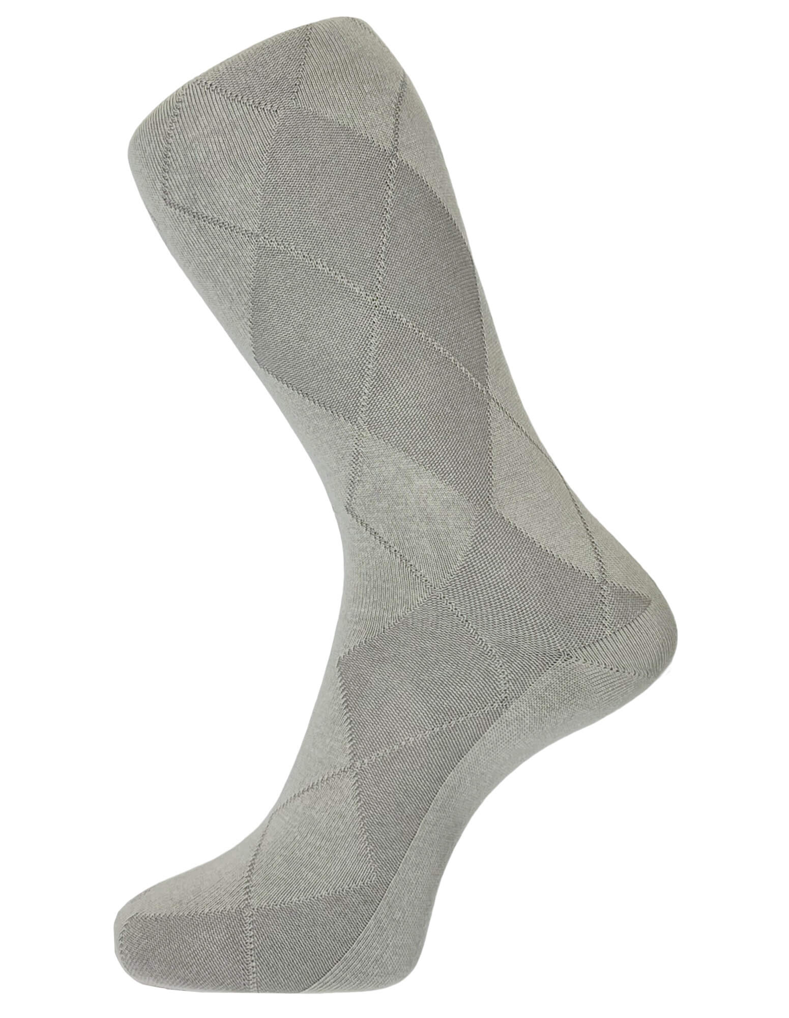 DÉCLIC Plain Diamond Socks - Grey