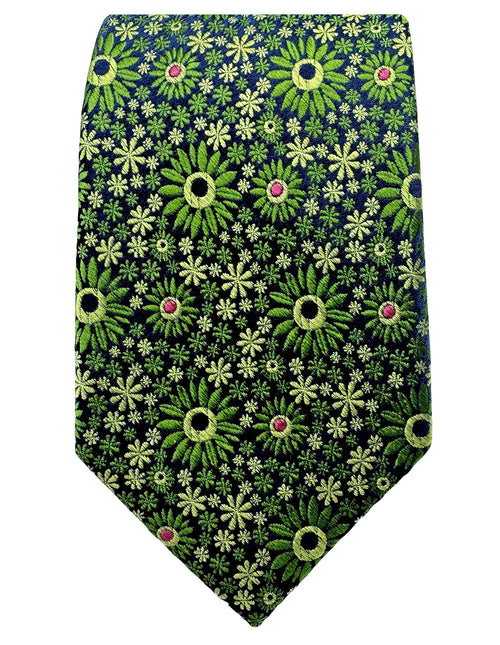 DÉCLIC Sammy Floral Tie - Green