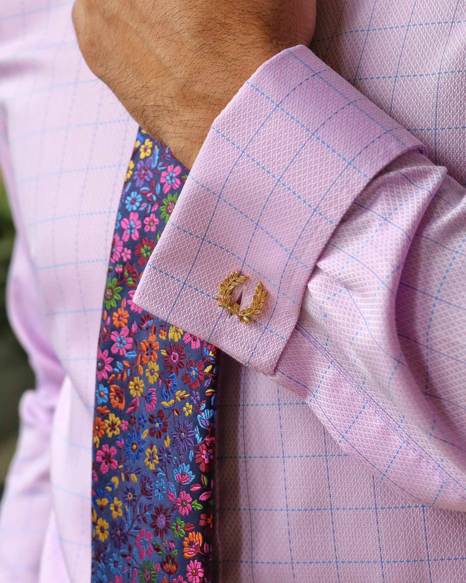 DÉCLIC Salinas Textured Check Shirt - Pink