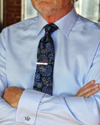 DÉCLIC Crown Cufflink - Silver