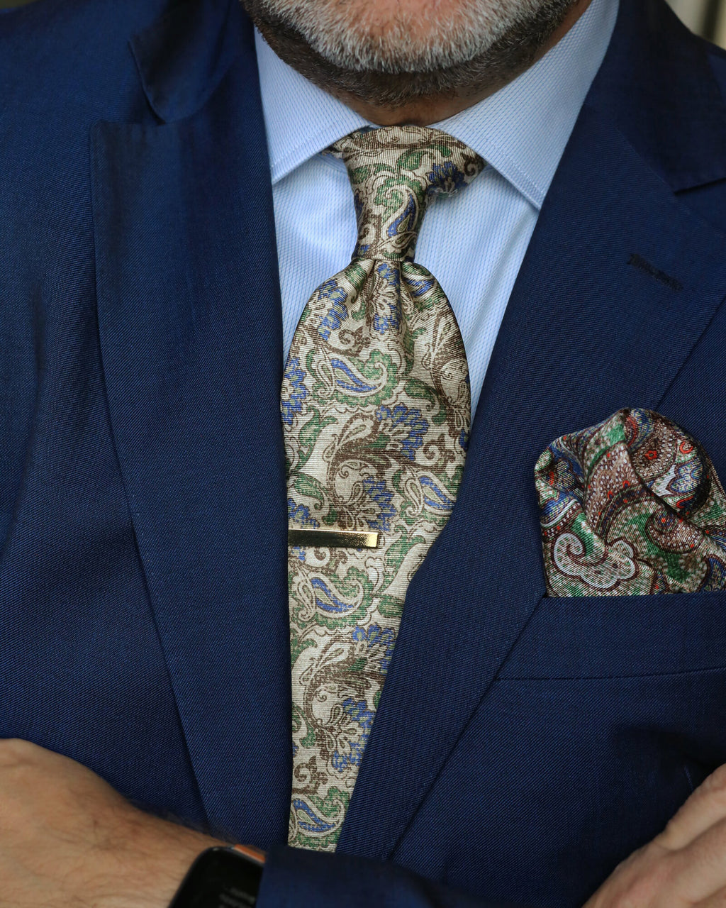 DÉCLIC Rupert Textured Shirt - Blue