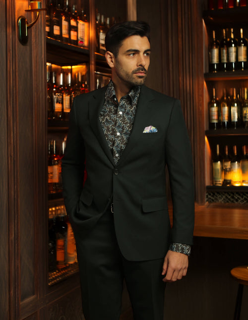 RB Dark Green Wool Jacket