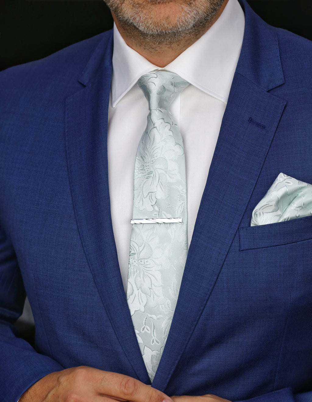 DÉCLIC Fable Floral Tie - Mint