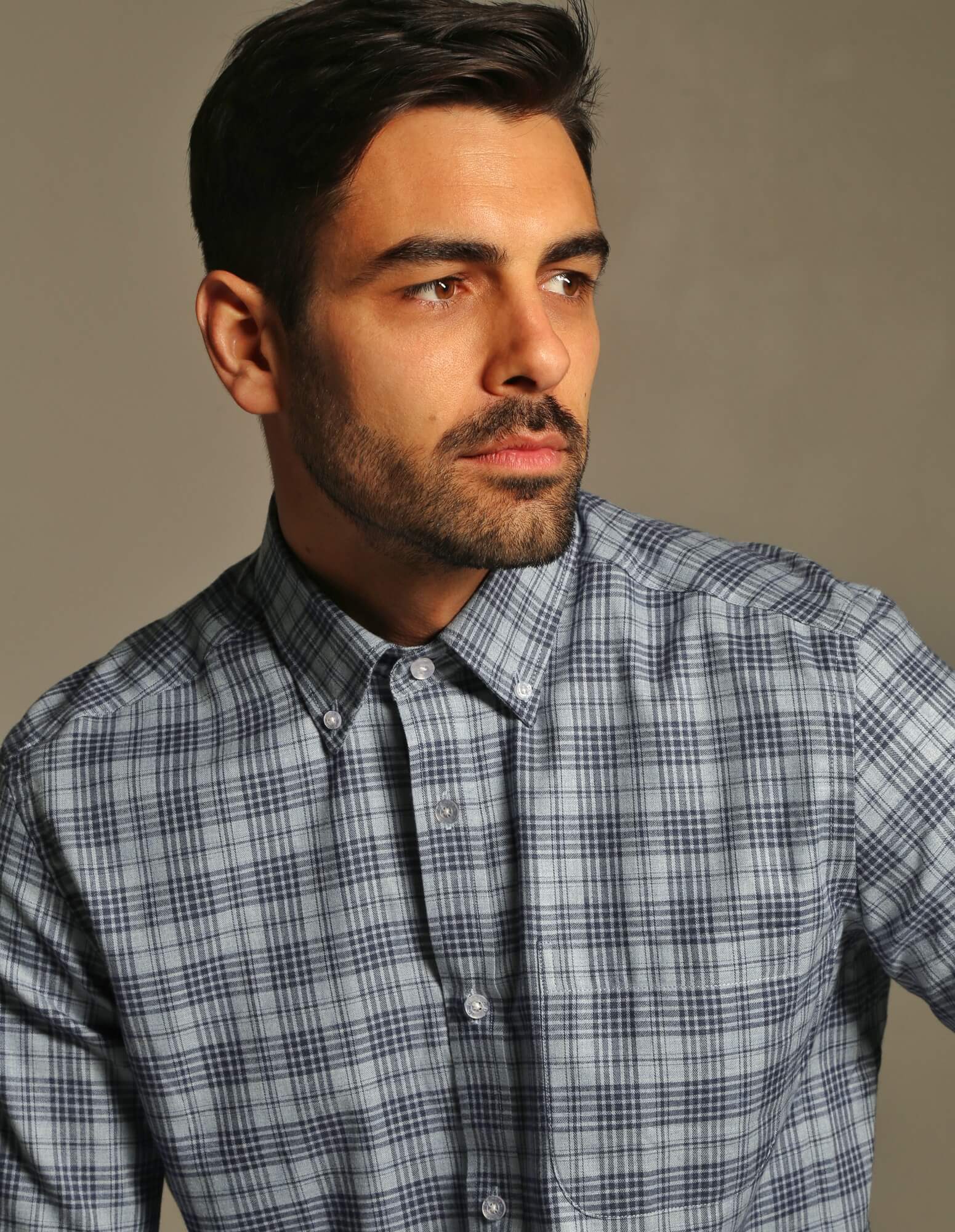 DÉCLIC Hoboken Check Shirt - Blue
