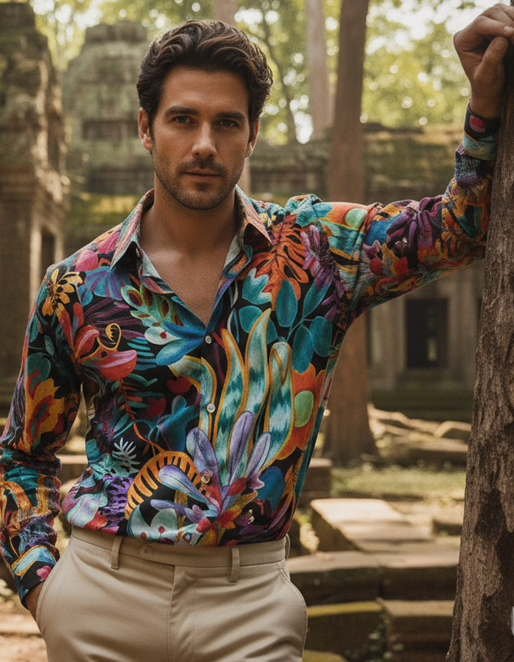 DÉCLIC Liberty Jungle Journey Print Shirt - Assorted