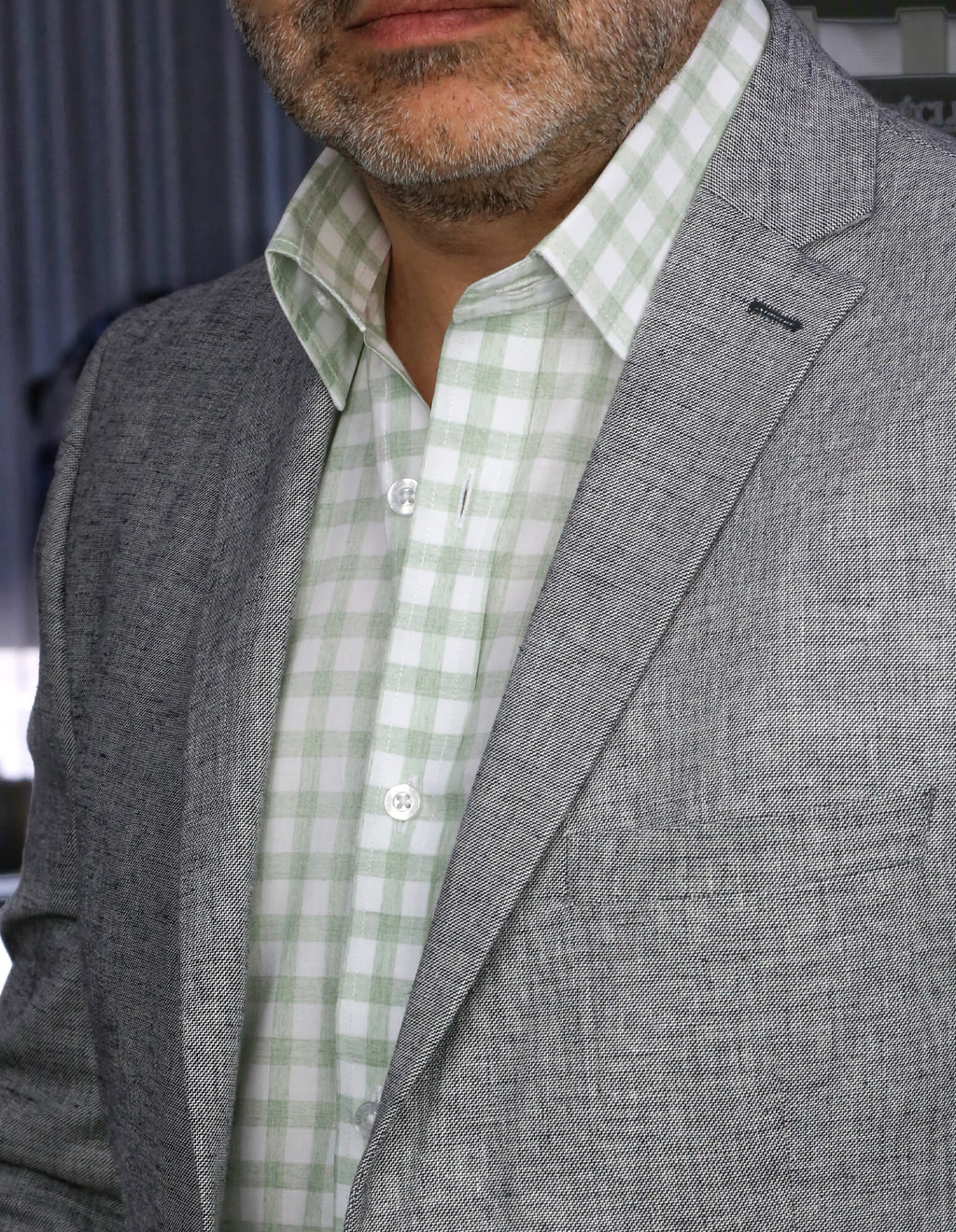 DÉCLIC Kindling Check Shirt - Green