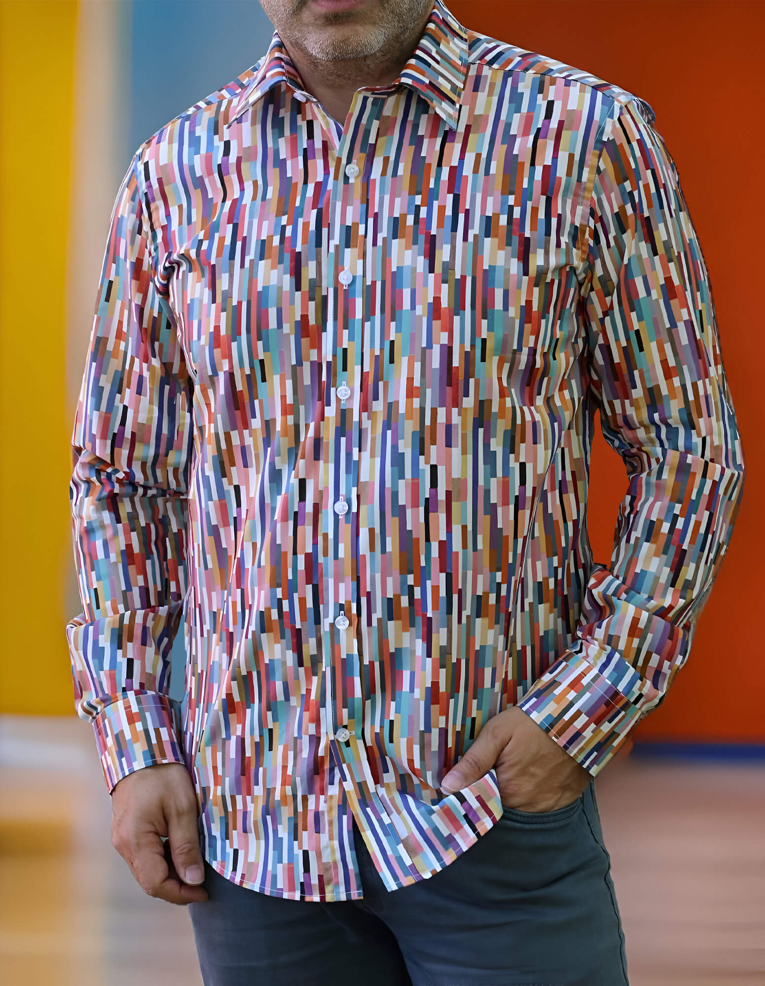DÉCLIC Liberty Maksimus Print Shirt