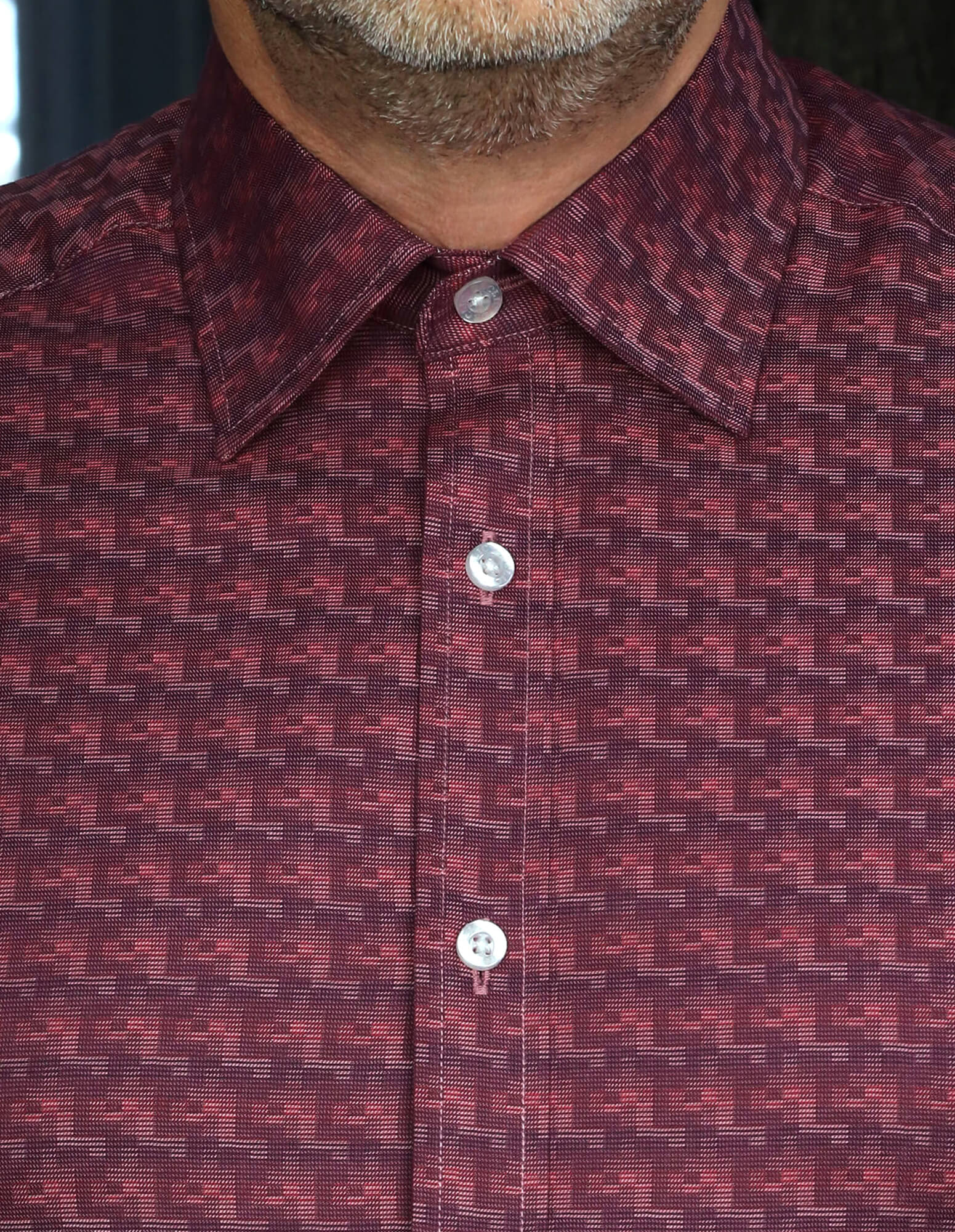 DÉCLIC Tronx Patterned Shirt - Red