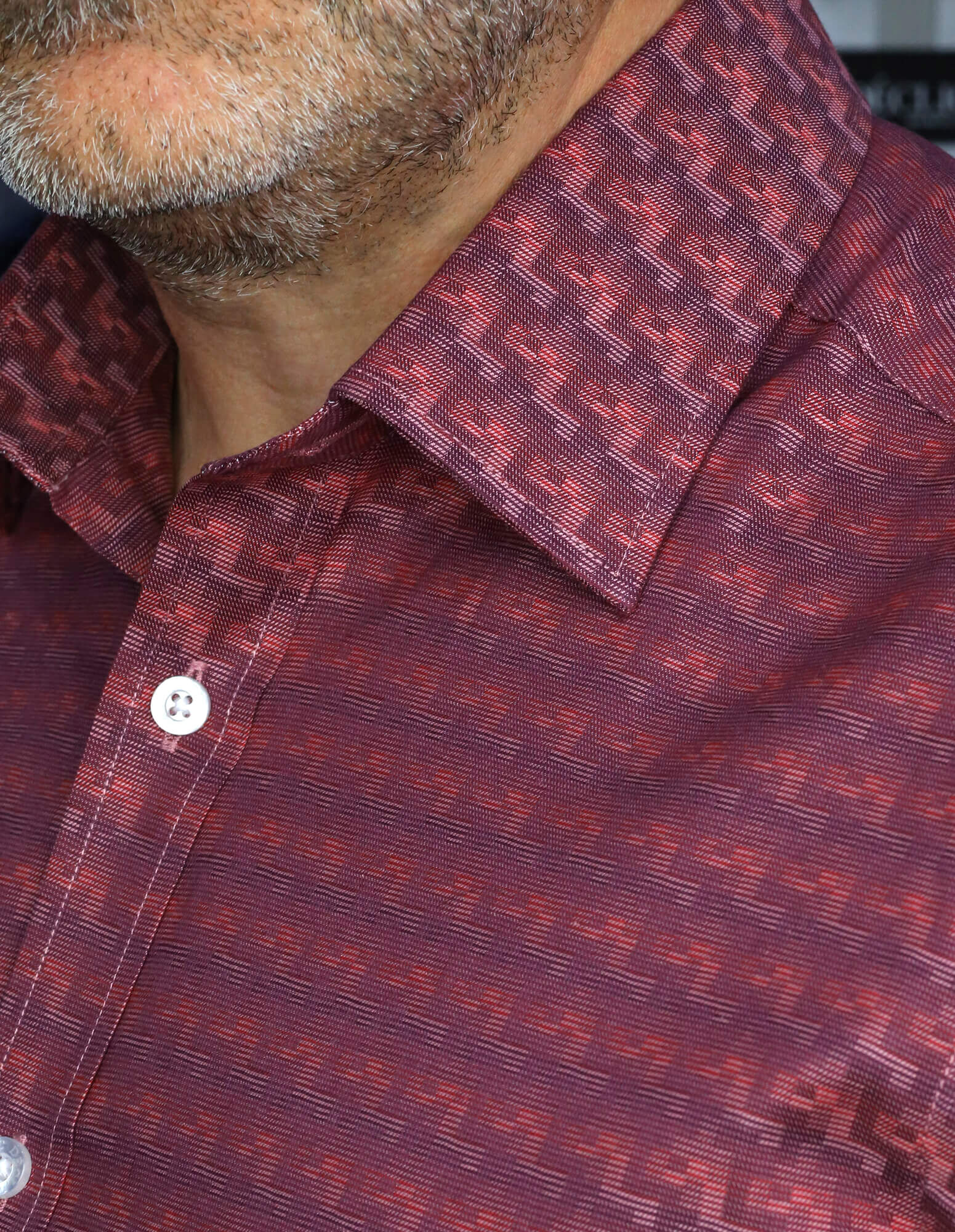 DÉCLIC Tronx Patterned Shirt - Red
