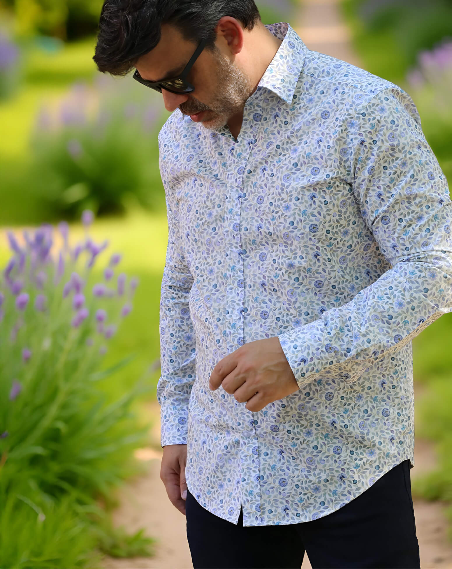 DÉCLIC Liberty Zara Thanrose Print Shirt - White