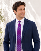 DÉCLIC Fleurette Silk Tie - Magenta