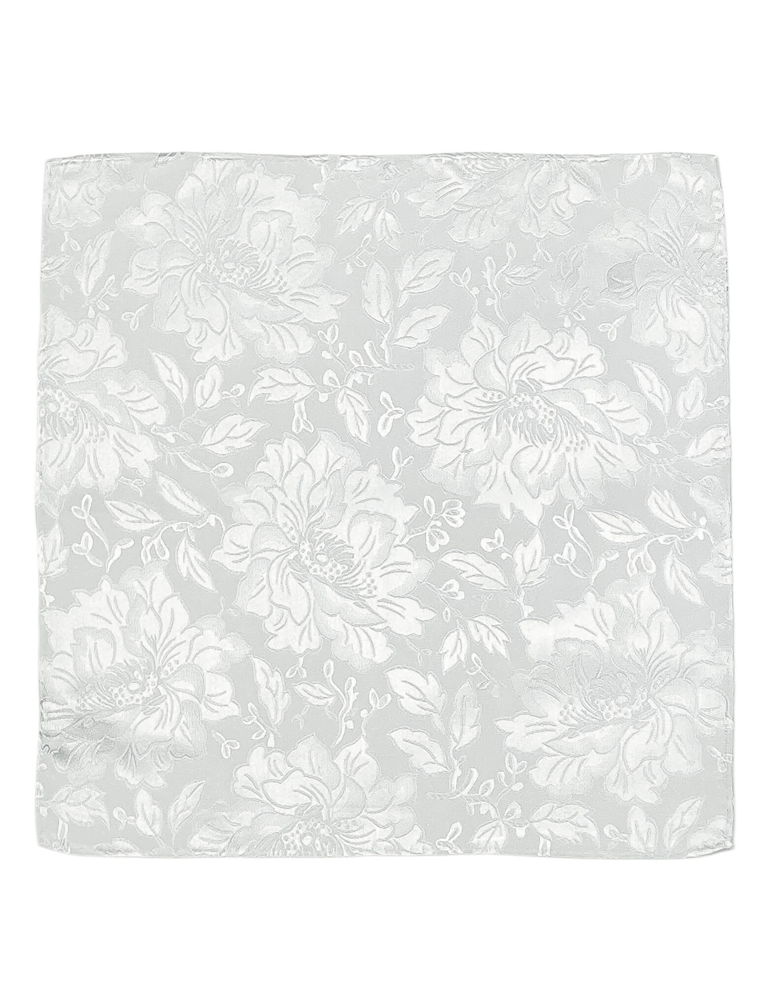 DÉCLIC Fable Pocket Square - White