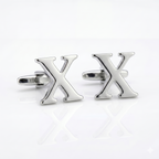 DÉCLIC Alphabet Cufflinks - LETTER X