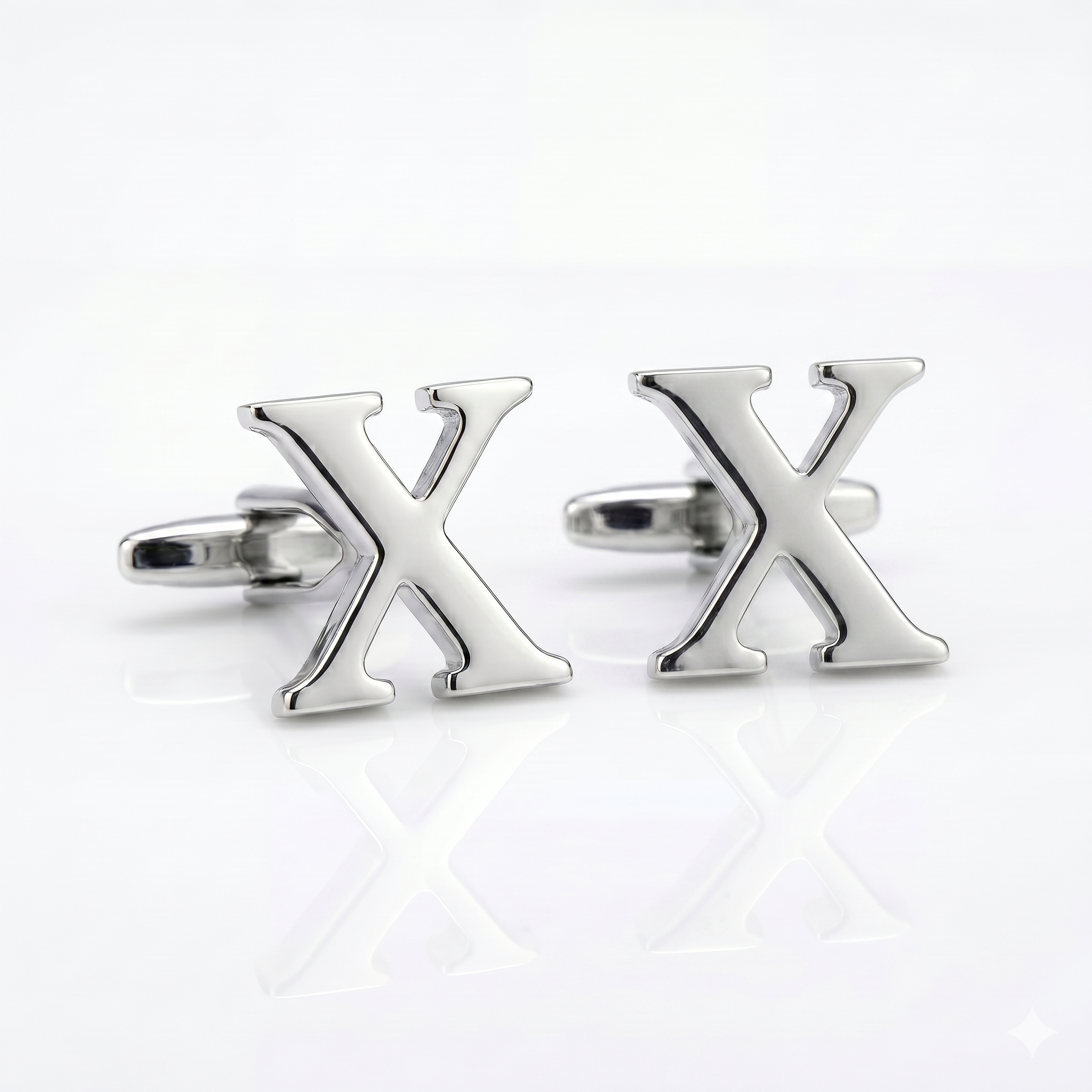 DÉCLIC Alphabet Cufflinks - LETTER X