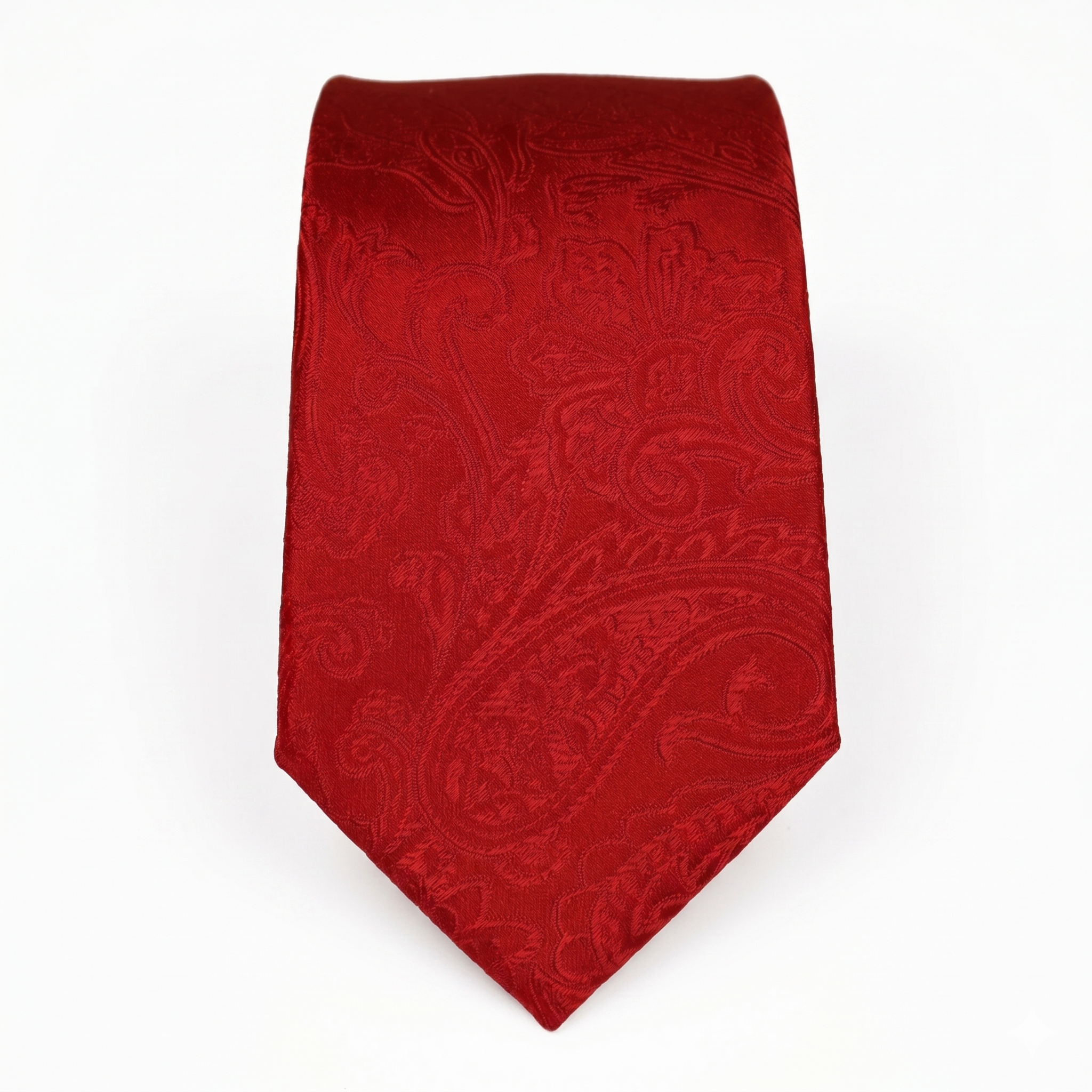 DÉCLIC Classic Paisley Tie - Red