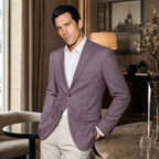 JF 'Hunter' Knitted Jacket - Berry
