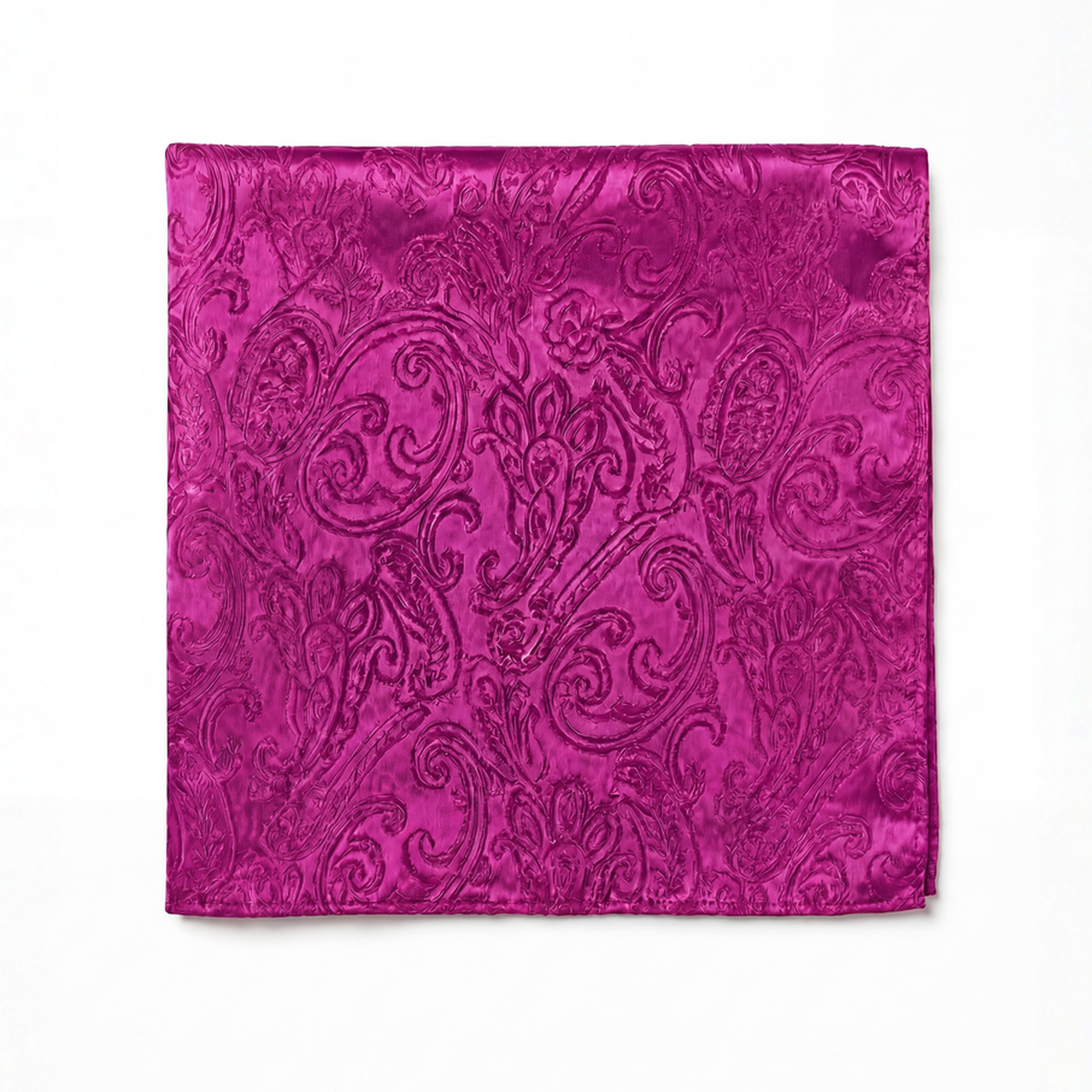 DÉCLIC Classic Paisley Hanky - Magenta