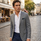 JF 'Fox' Cotton/Linen Jacket - Black