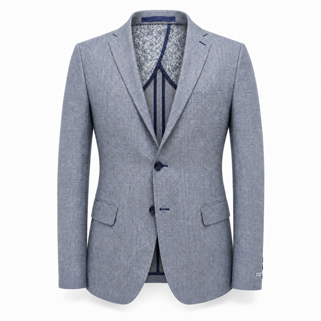 JF 'Fox' Cotton/Linen Jacket - Navy