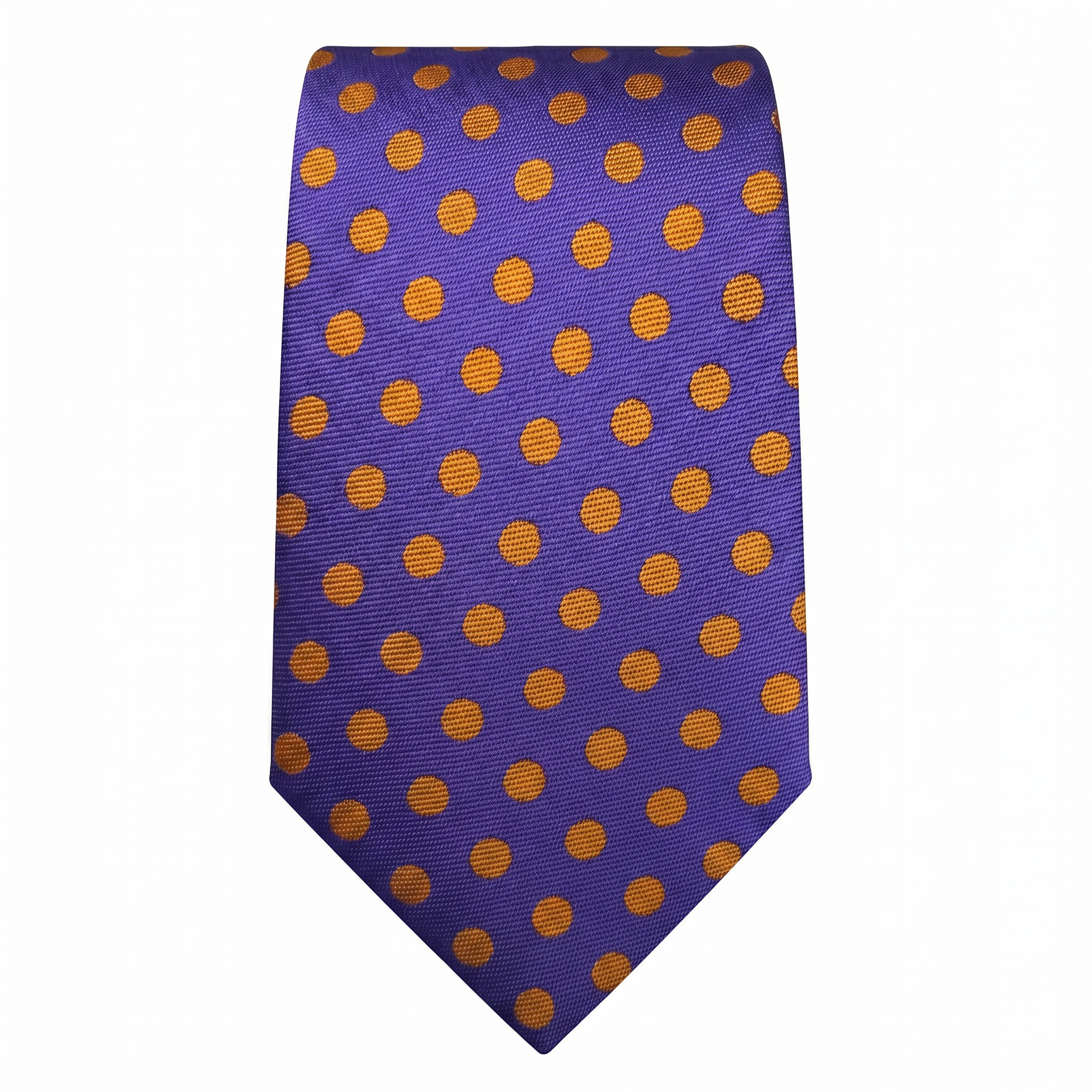 DÉCLIC Retro Polka Dot Tie - Purple