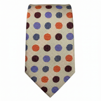 DÉCLIC Retro Royal Dot Tie- Beige