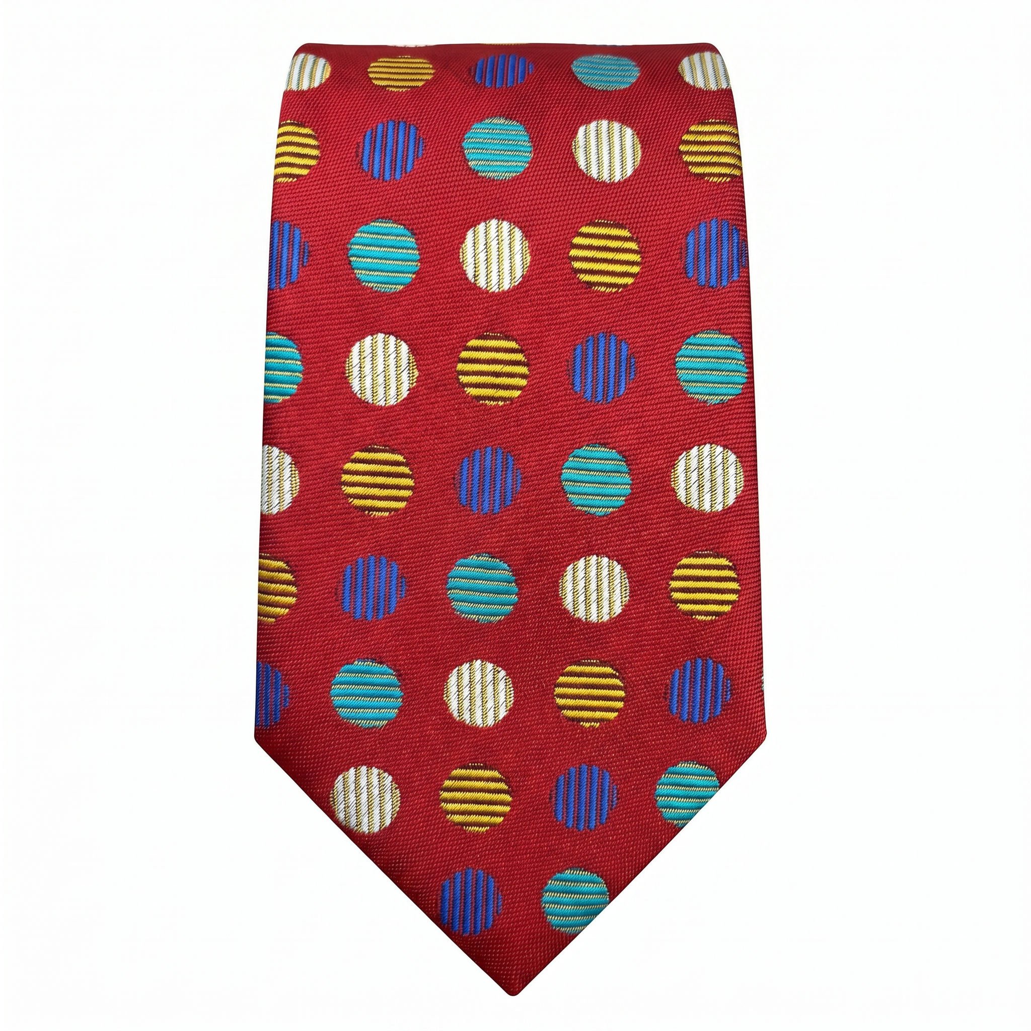 DÉCLIC Retro Royal Dot Tie - Red