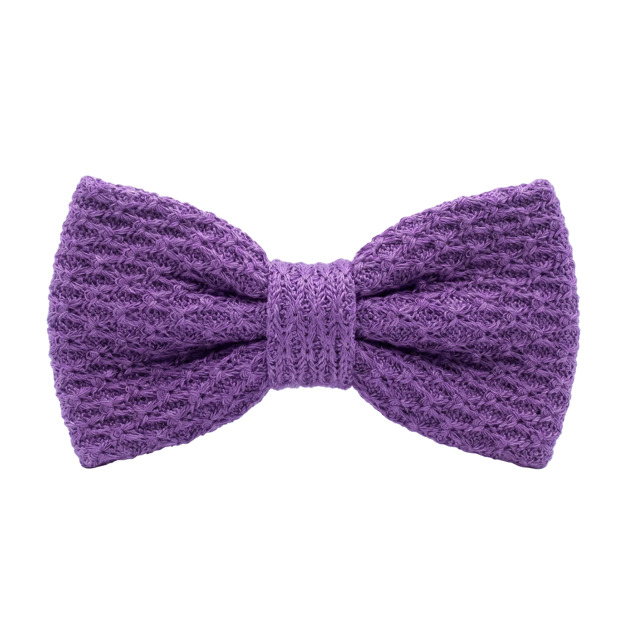 DÈCLIC Textura Knit Bow Tie – Purple