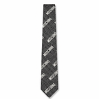 DÉCLIC Moschino Mono Logo Tie - Black