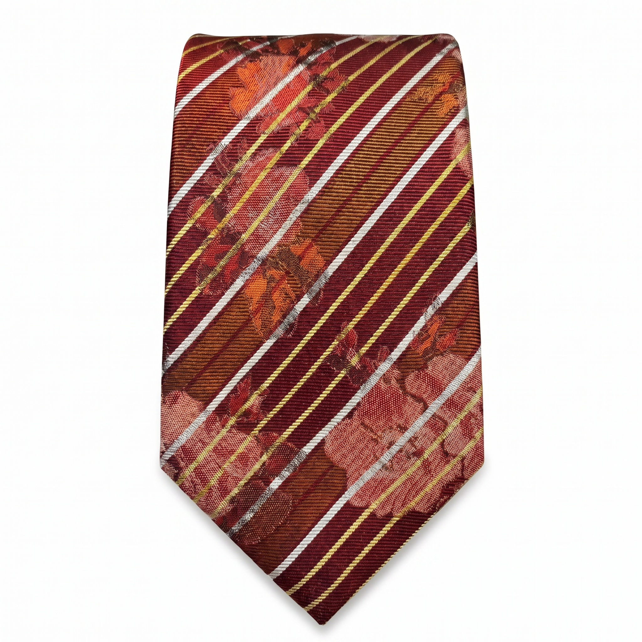 DÉCLIC Regimental Tie- Crimson