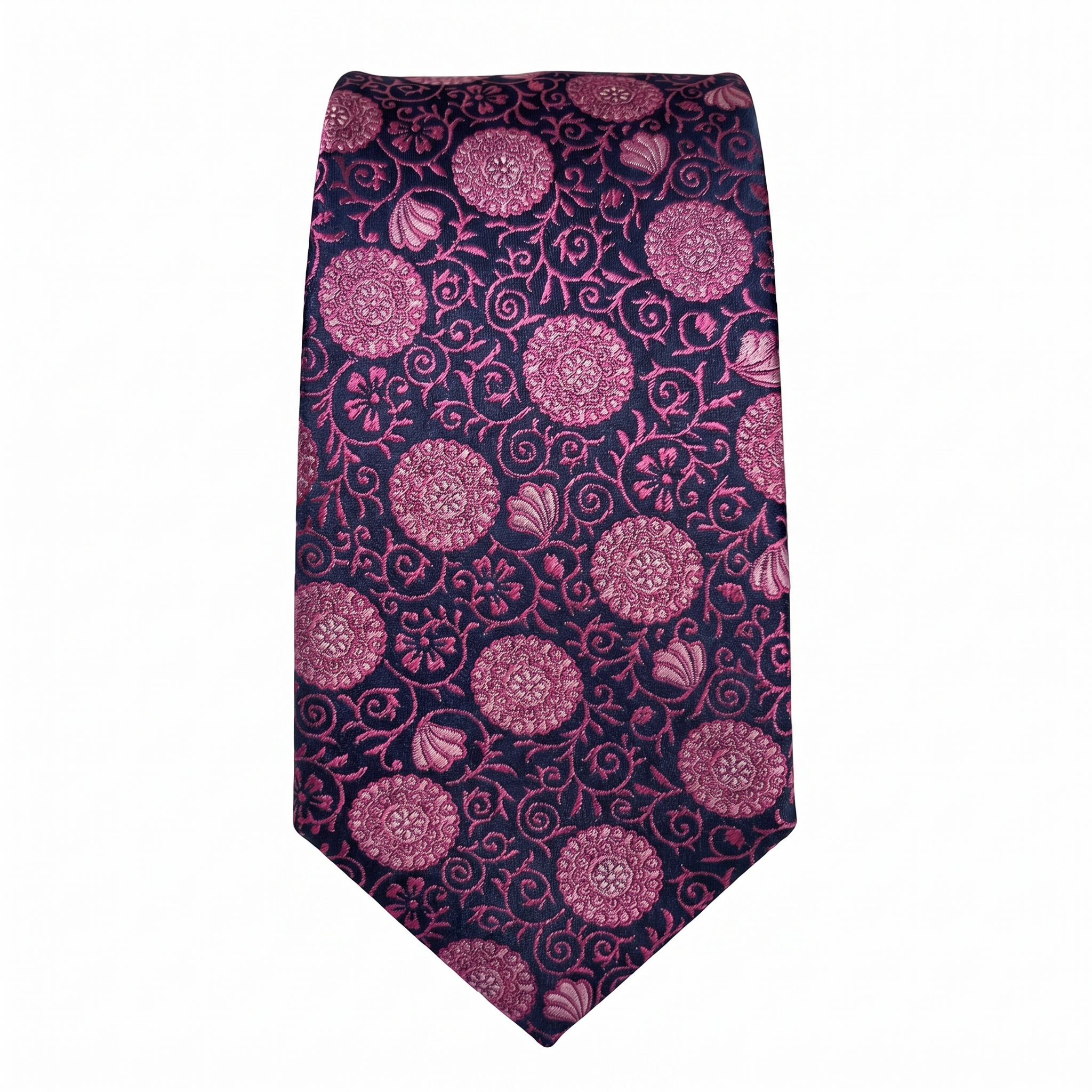 DÉCLIC Velour Rosette Tie- Pink