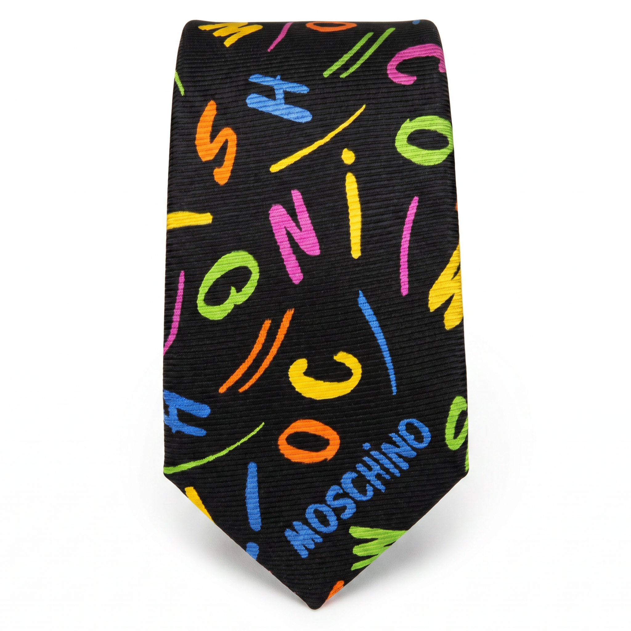 DÉCLIC Moschino Colour Script Tie - Black