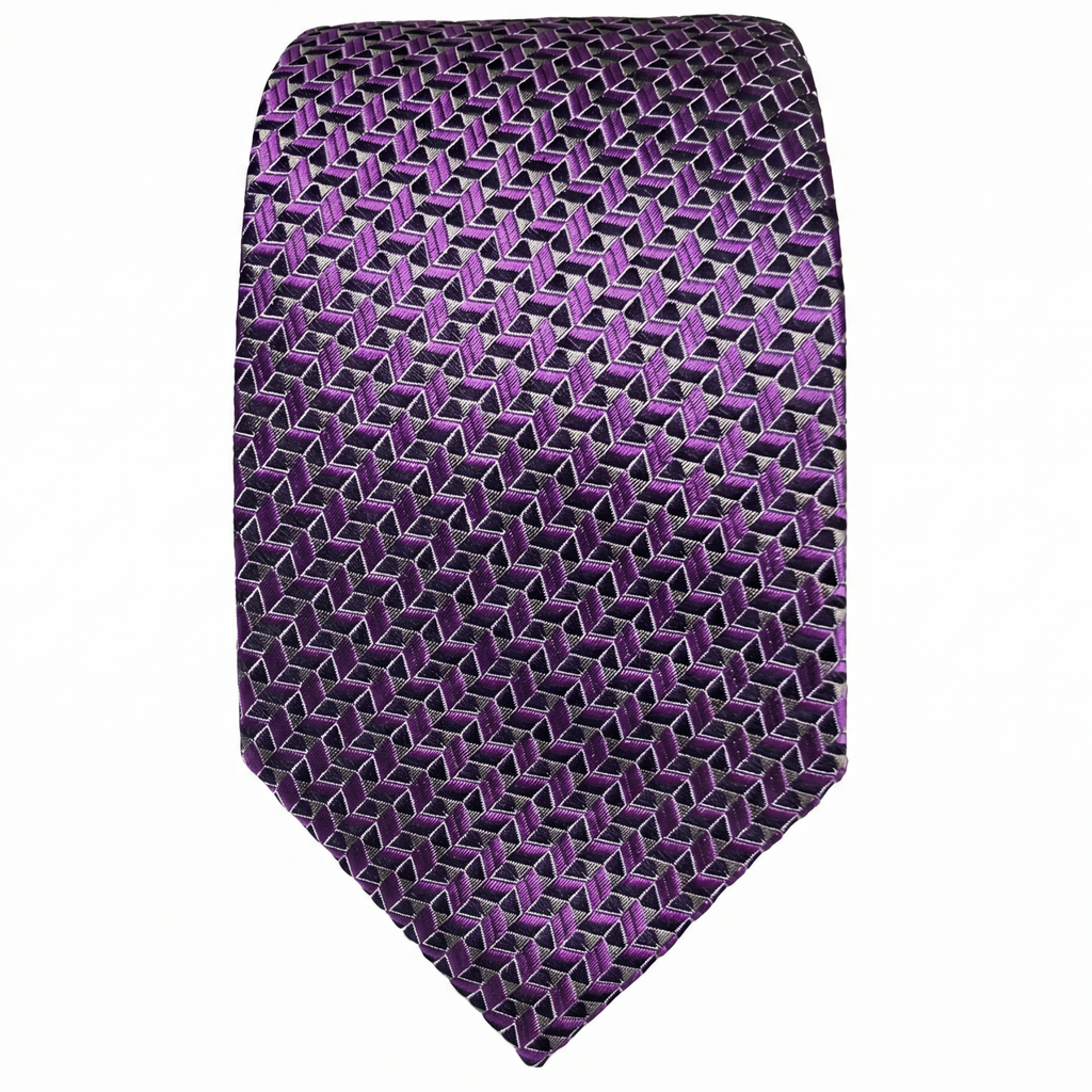 DÉCLIC Imperial Prism Tie - Purple