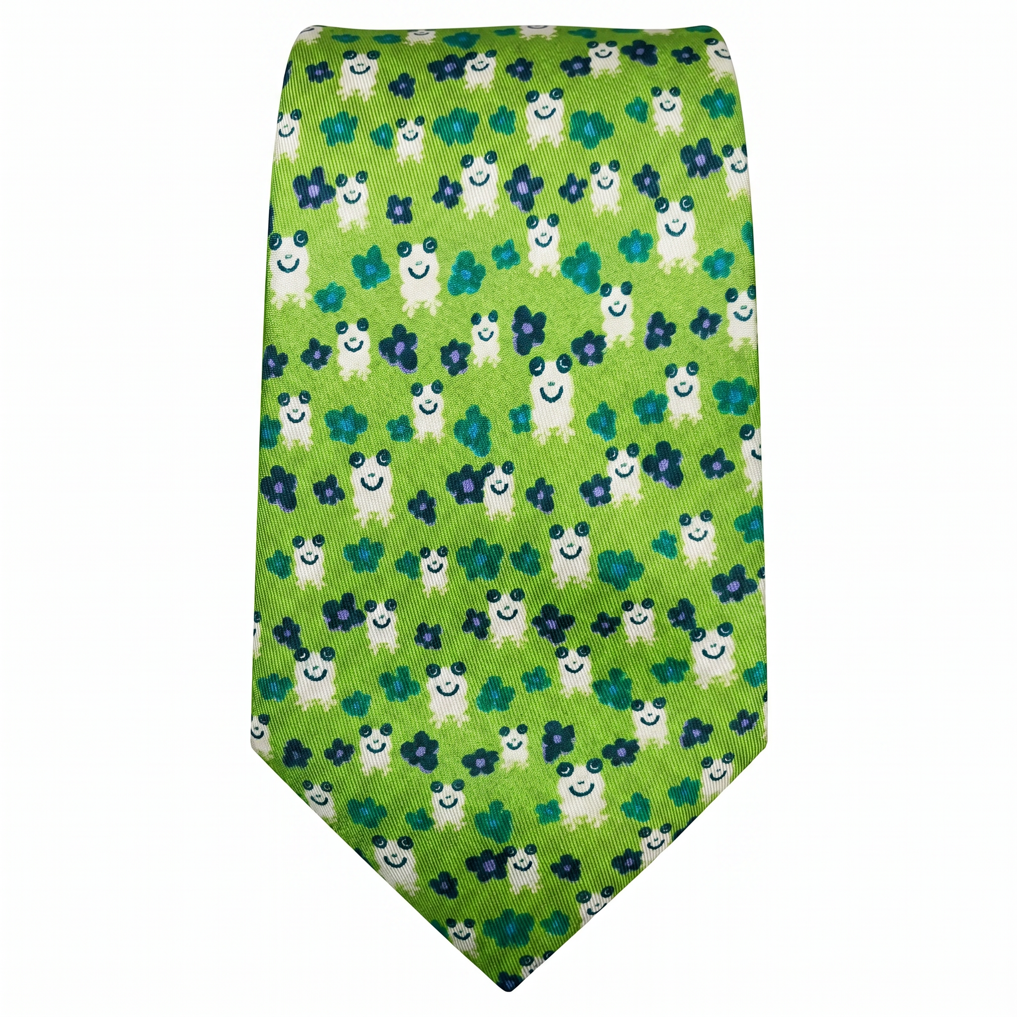 DÉCLIC Lucky Clover Frog Tie