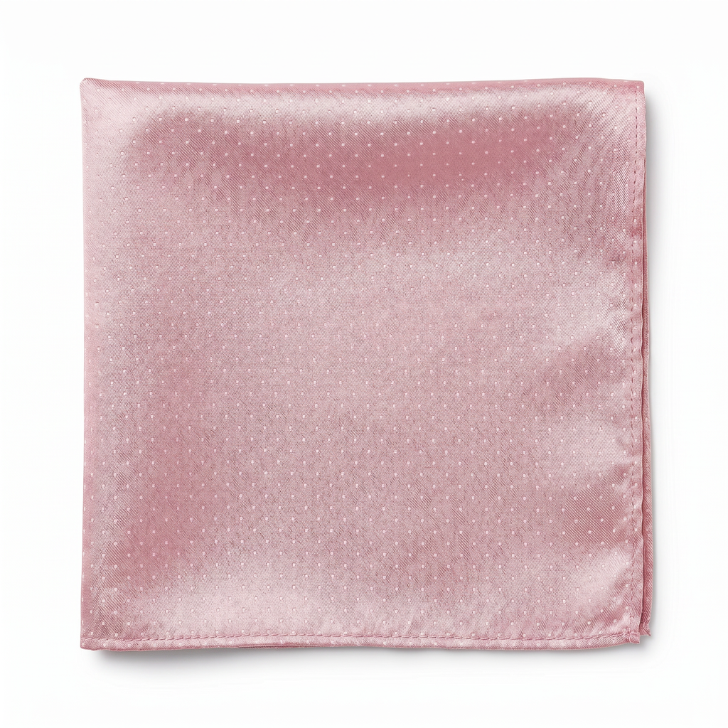 DÉCLIC Classic Microdot Hanky - Soft Pink