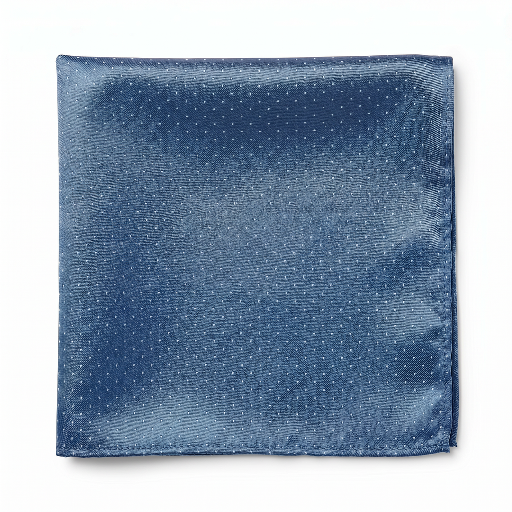 DÉCLIC Classic Microdot Hanky - Steel