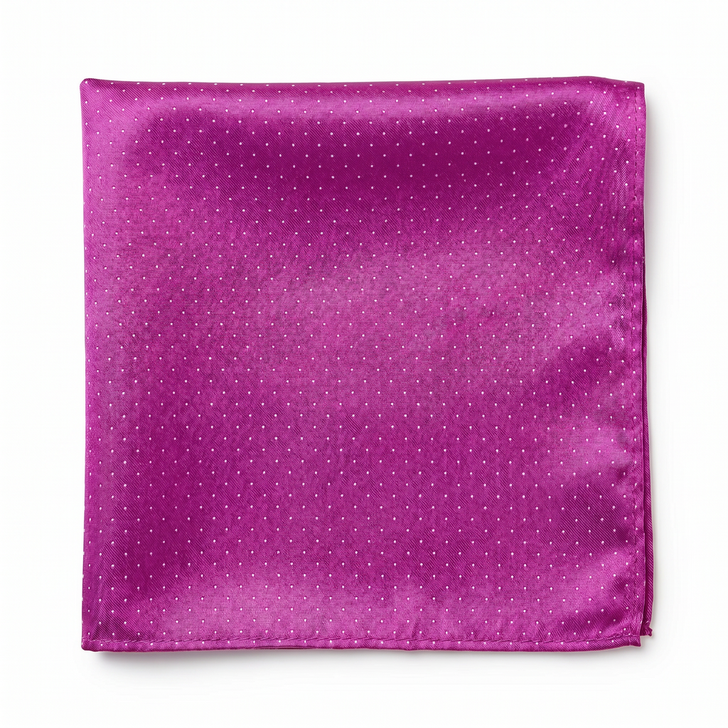 DÉCLIC Classic Microdot Hanky - Fuschia