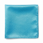 DÉCLIC Classic Microdot Hanky - Aqua