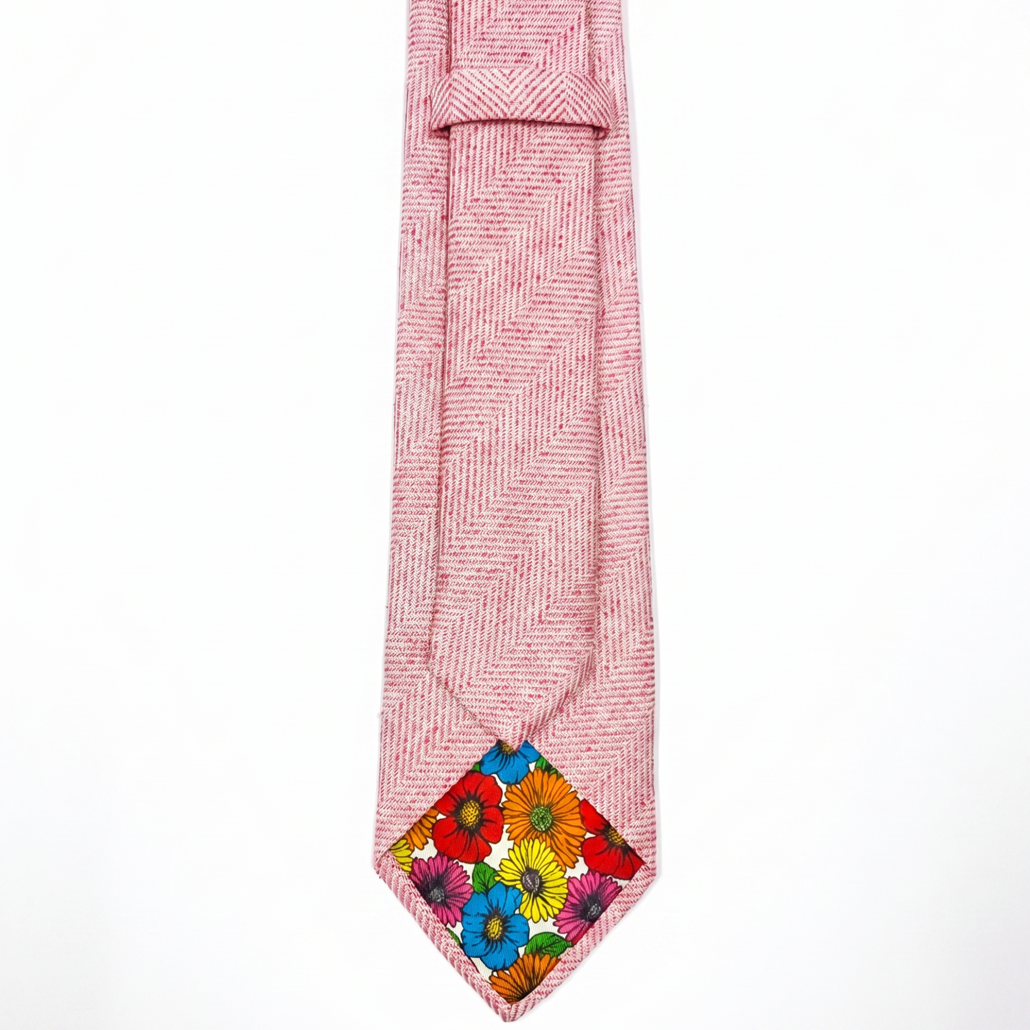 DÉCLIC Rosemont Herringbone Tie - Pink