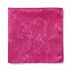 DÉCLIC Classic Paisley Hanky - Magenta