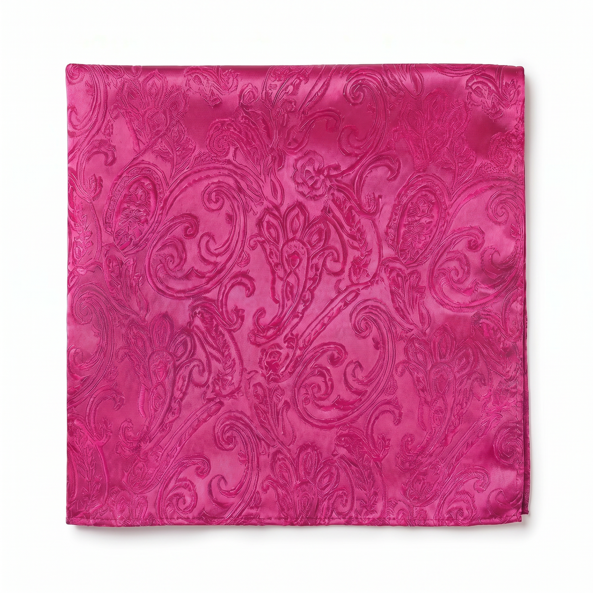 DÉCLIC Classic Paisley Hanky - Magenta