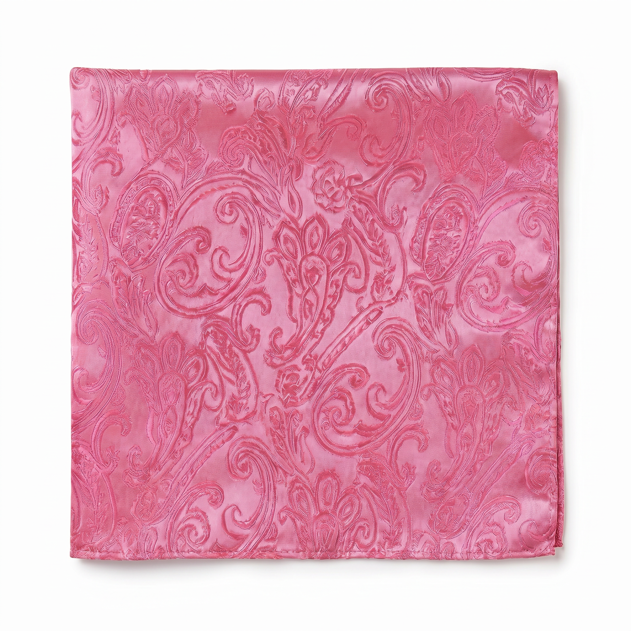 DÉCLIC Classic Paisley Hanky - Coral