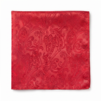 DÉCLIC Classic Paisley Hanky - Red